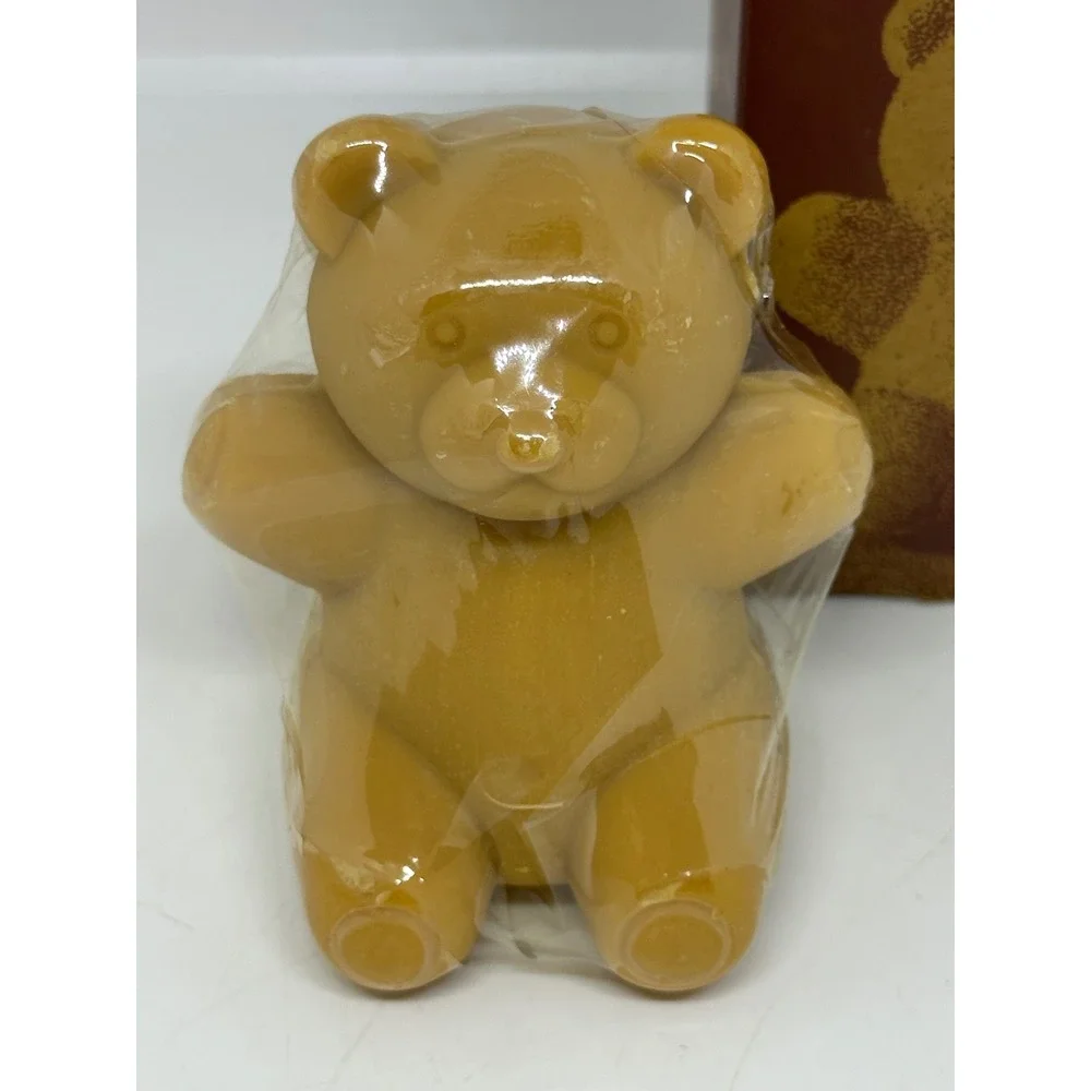 VTG Aramis Executive Soap Teddy Bear Brown Figural Bar New In Box 5 oz